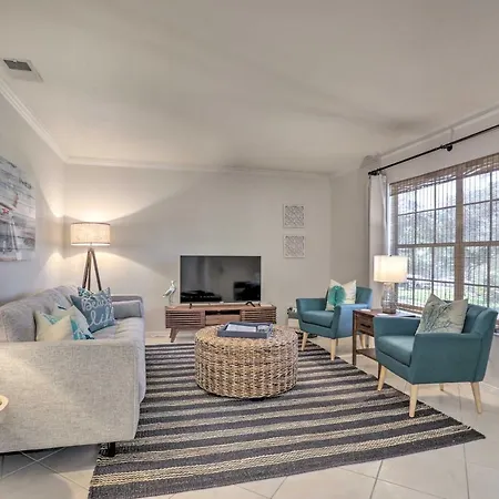 Sunny St Augustine Condo With Wifi - Walk To Beach!